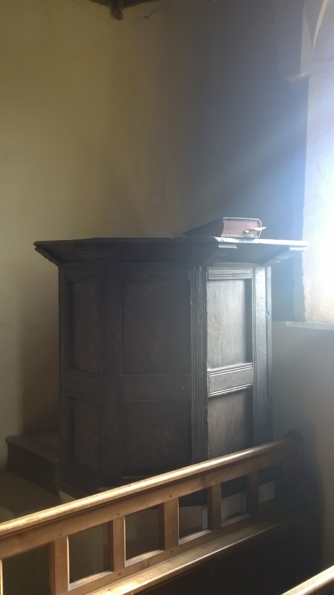 Pulpit in All Saint's Shorncote