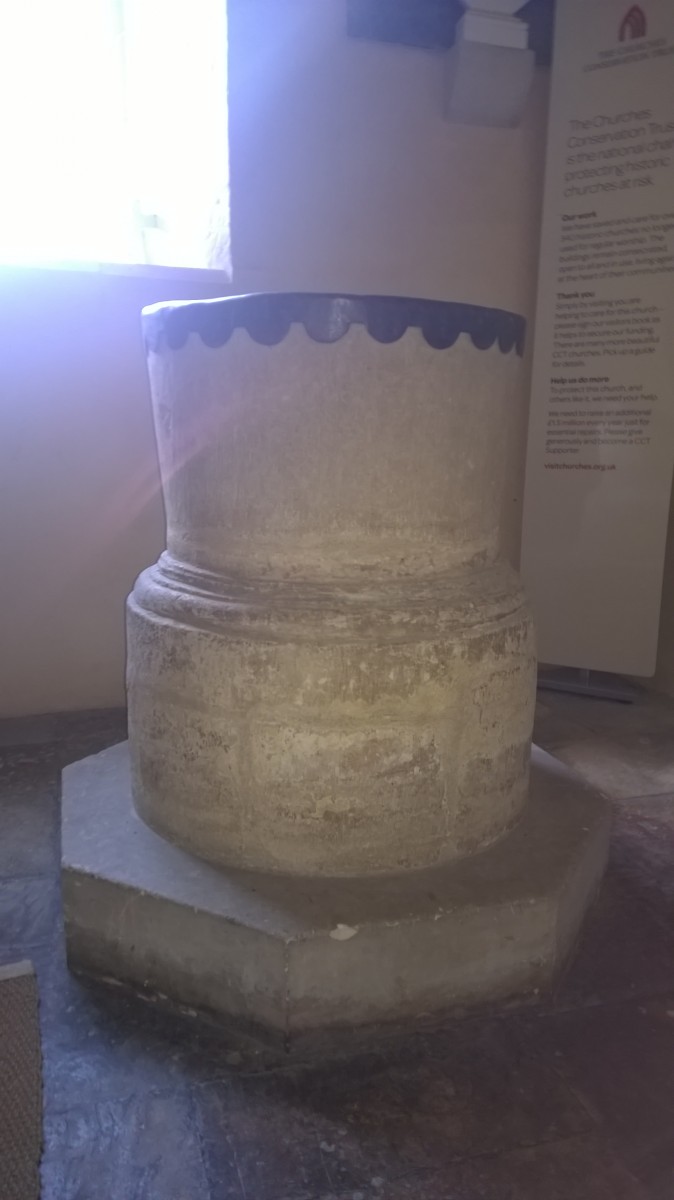 Font in All Saint's Shorncote