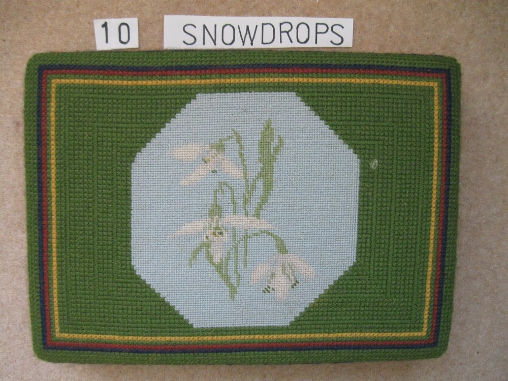 Kneeler 10 Snowdrops