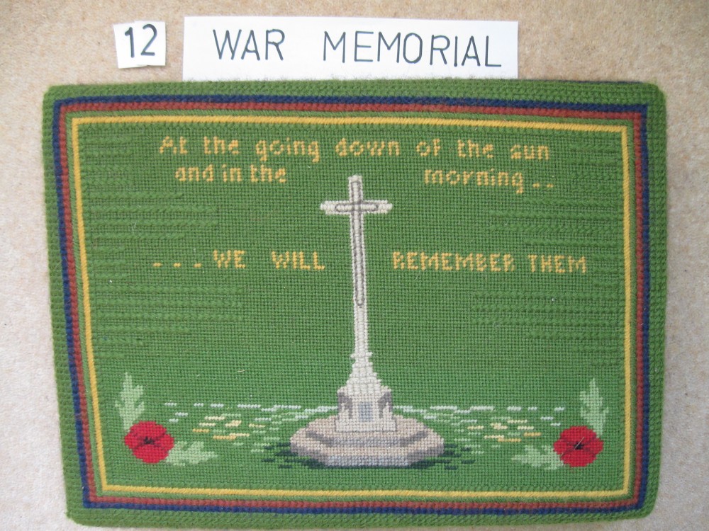 Kneeler 12 War Memorial