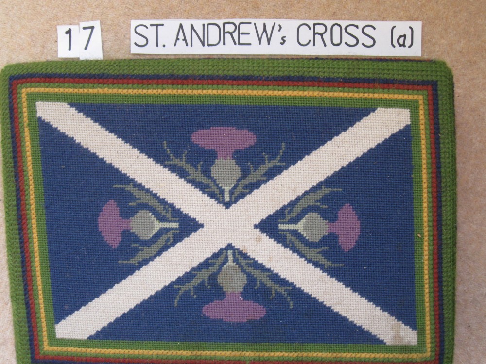 Kneeler 17 St. Andrew's Cross (a)
