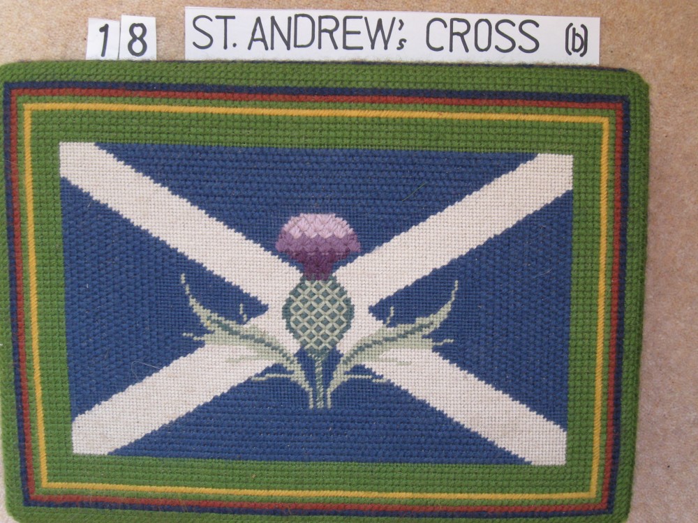 Kneeler 18 St. Andrew's Cross (b)