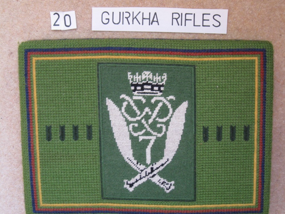 Kneeler 20 Gurka Rifles
