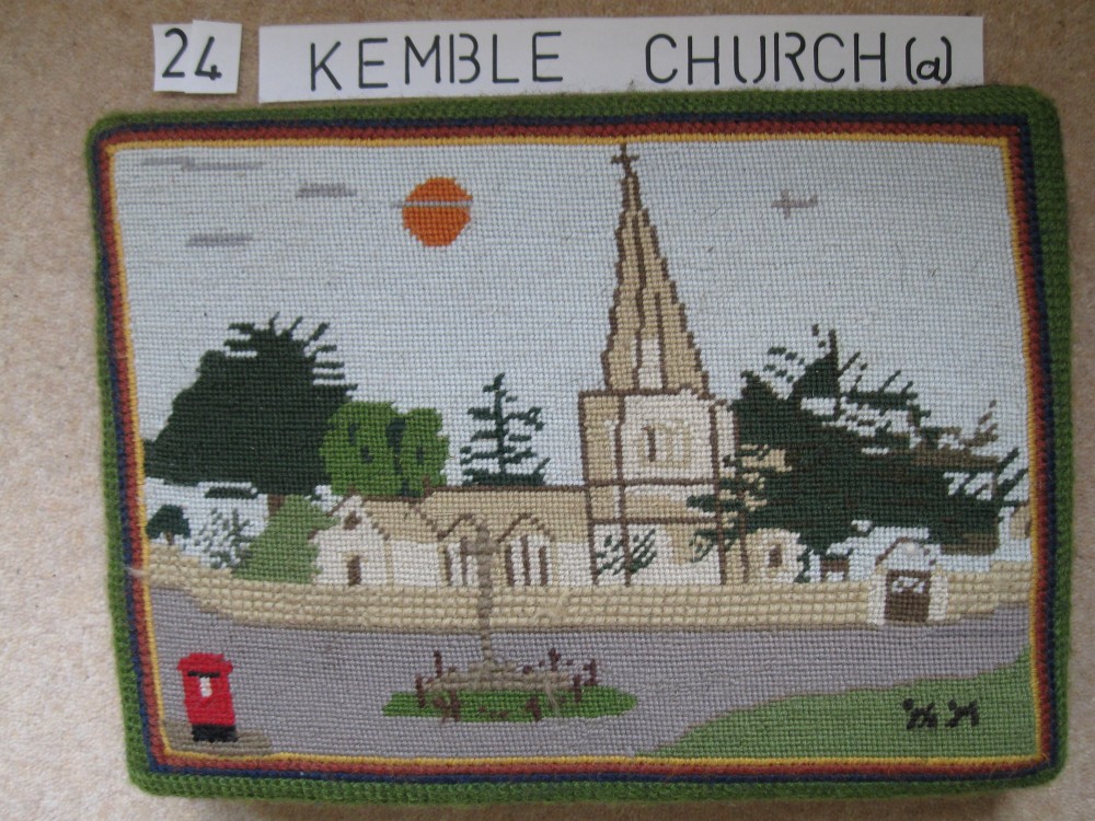 Kneeler 24 Kemble Church (a)