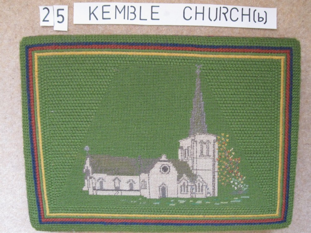 Kneeler 25 Kemble Church (b)